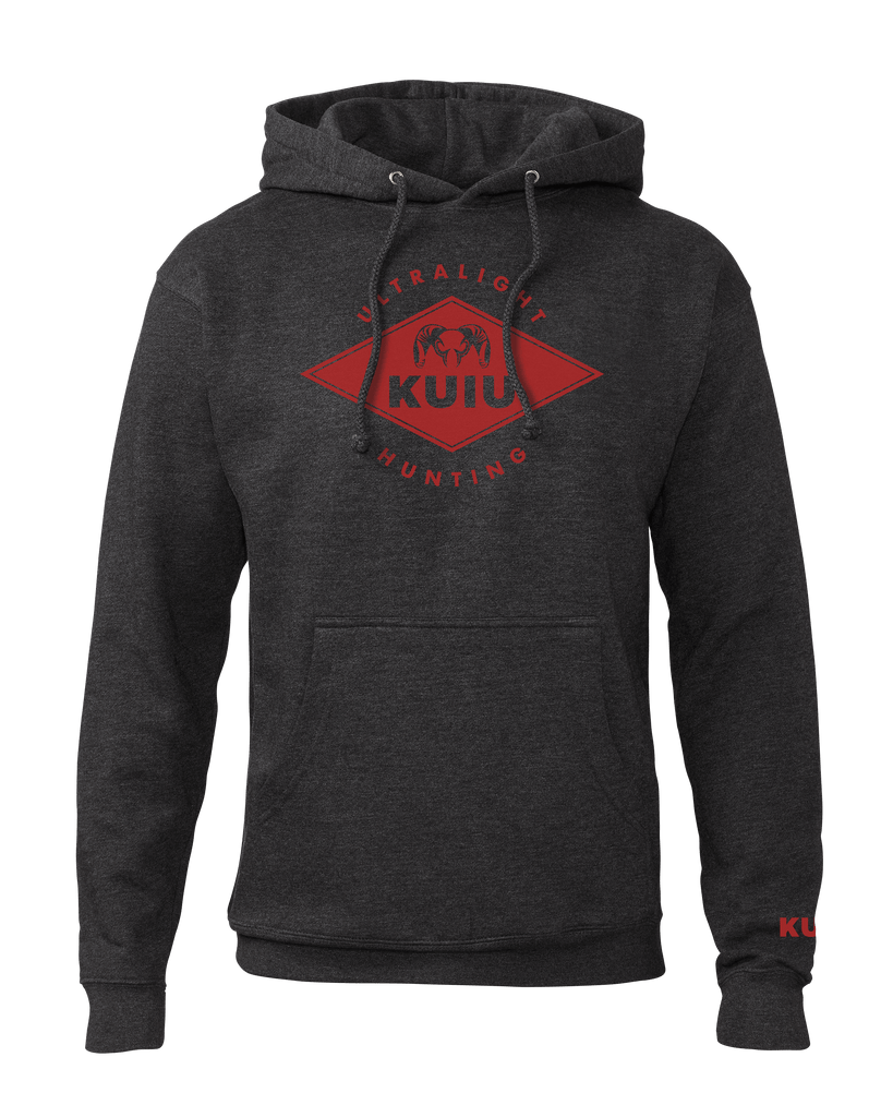 KUIU Ultralight Diamond Hoodie Charcoal