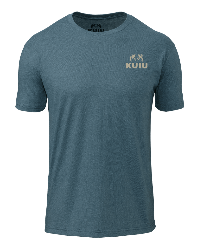 KUIU Vias Ram Flag TShirt Indigo