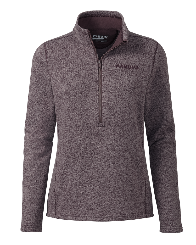 Women's Half-Zip Fleece Pullover - Dusk Heather | KUIU