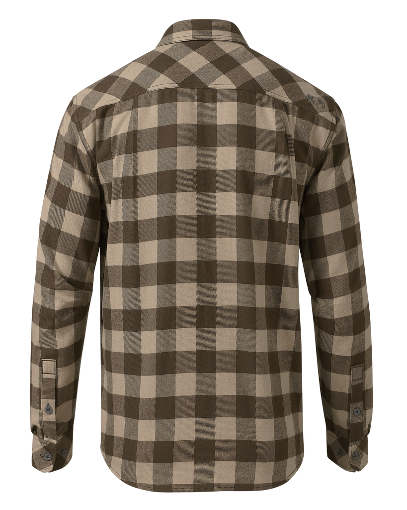 Men's Flannel Work Shirt - Brown Buffalo Check | KUIU