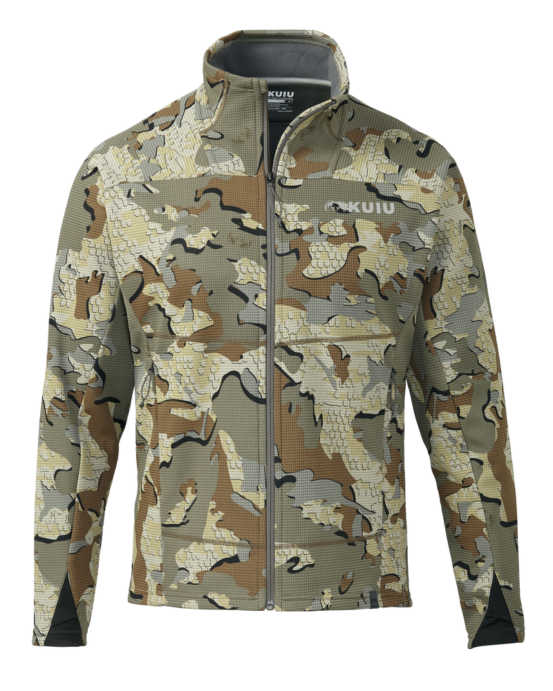 Front of Peloton 240 Full Zip in Valo Camouflage