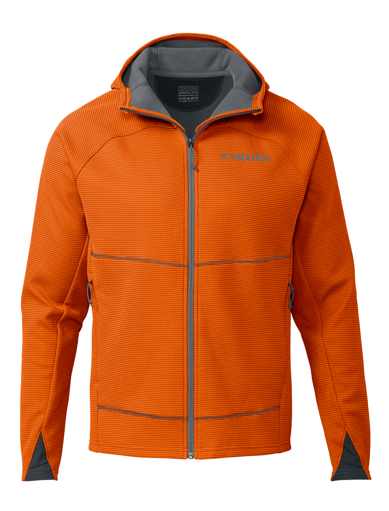 Peloton 240 Full Zip Hoodie Blaze Orange – KUIU - Main Image