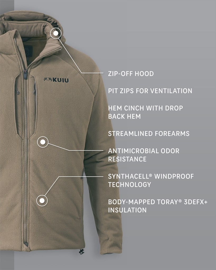 Proximity Hooded Insulated Jacket | Ash Off-Shade - KUIU