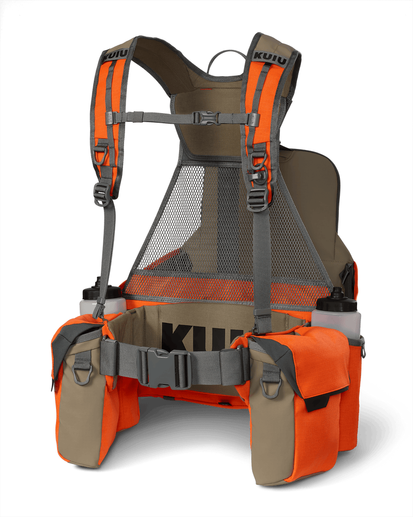 Upland Bird Hunting Field Vest Blaze Orange KUIU