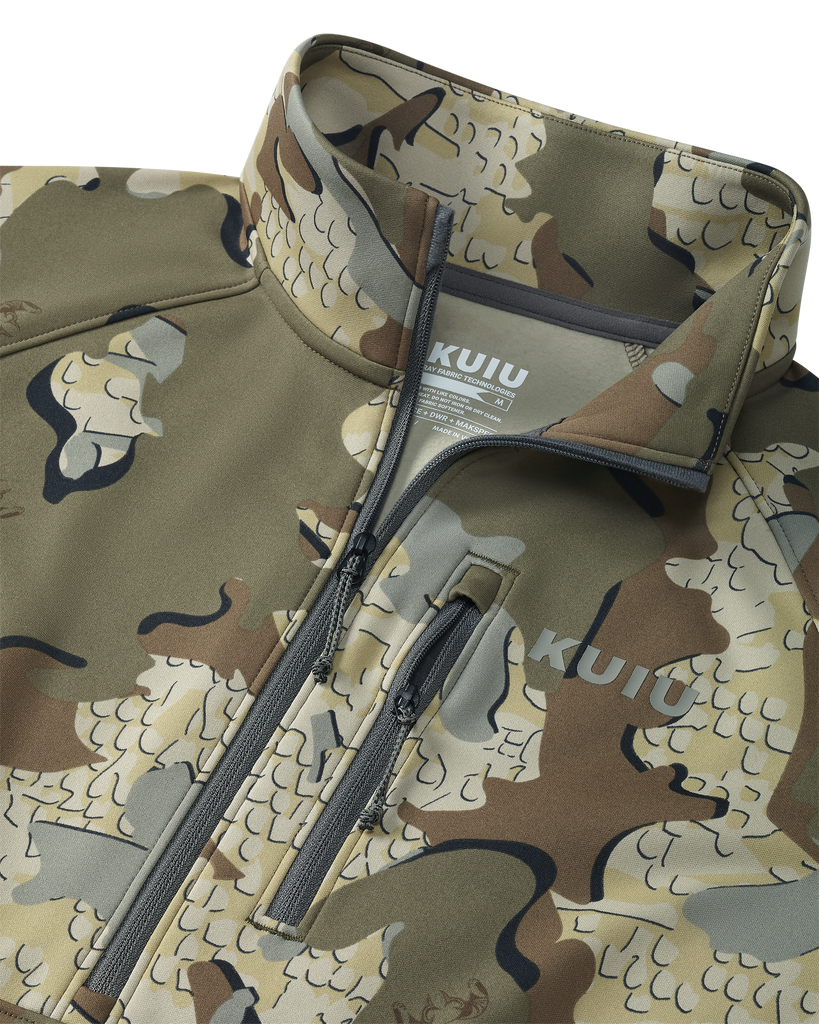 Women's Outdoor Fleece Zip-T - Valo Camo | KUIU