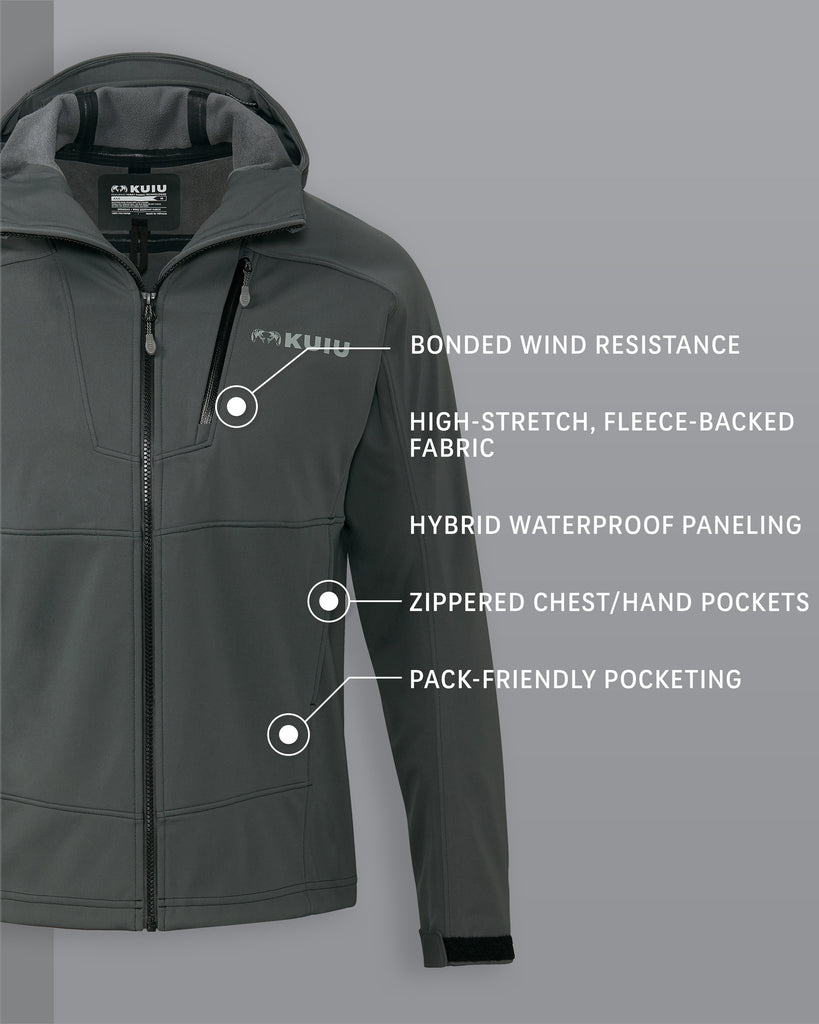 Axis Hybrid Jacket with Hood | KUIU