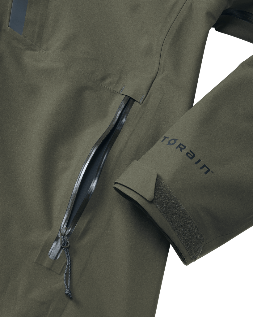 Chugach TR Packable Waterproof Jacket with Hood - Ash | KUIU