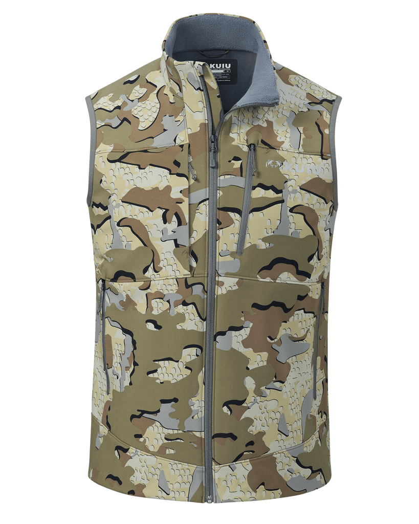 Guide PRO Soft Shell Vest Valo Camo KUIU