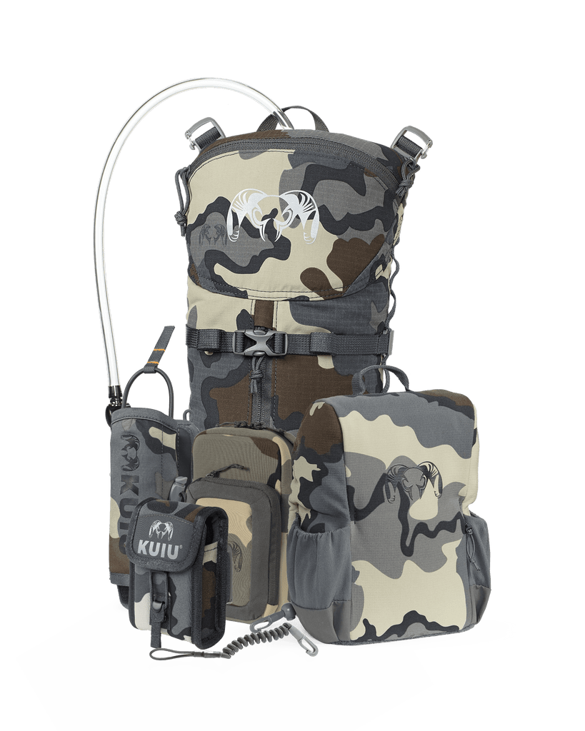 PRO Bino Field Ready Hunting Pack System Set Vias Camo KUIU