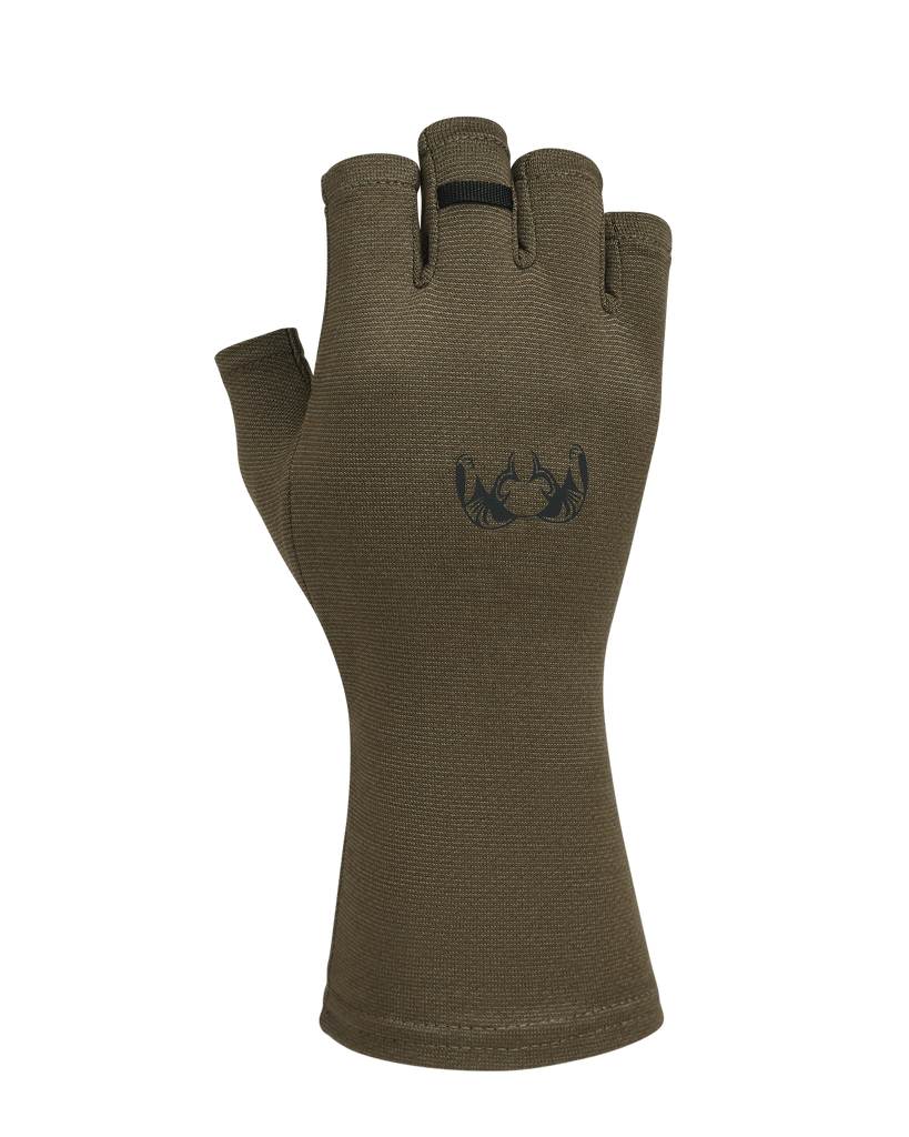 Merino Fingerless Bow Hunting gloves - Ash | KUIU Merino Fingerless Bow Hunting gloves - Ash | KUIU