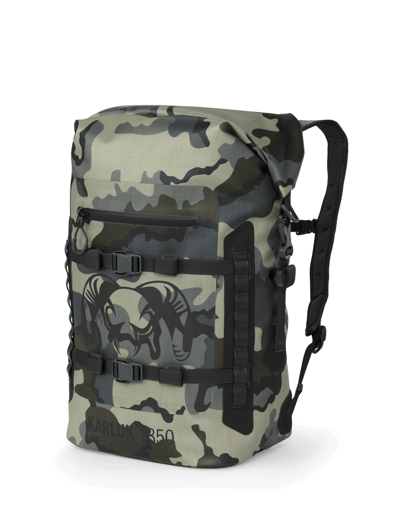 Karluk 1850 Waterproof Roll Top Backpack Vias Camo KUIU