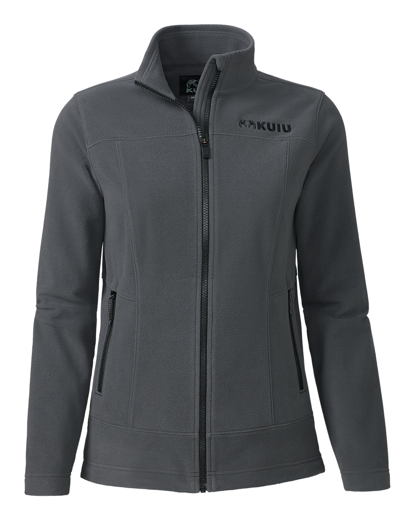 Women's Hunting Fleece Full Zip - Gunmetal | KUIU