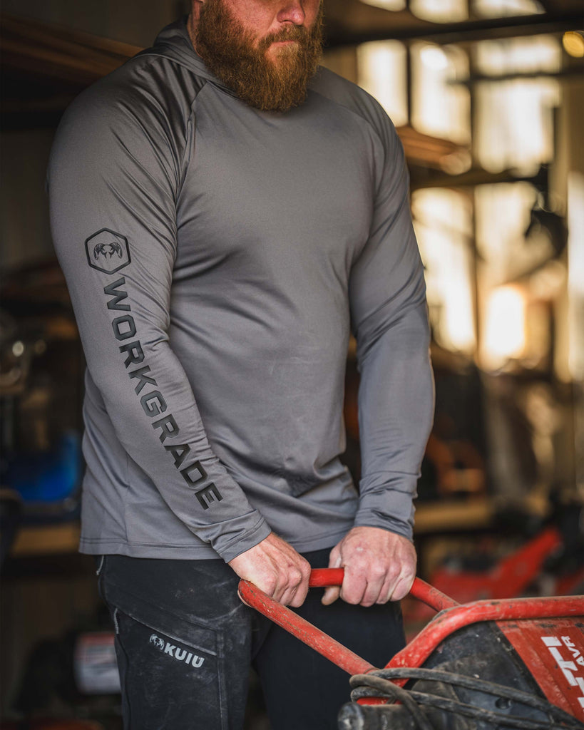 Workgrade Lightweight Work Hoodie - Grey Castle Rock | KUIU