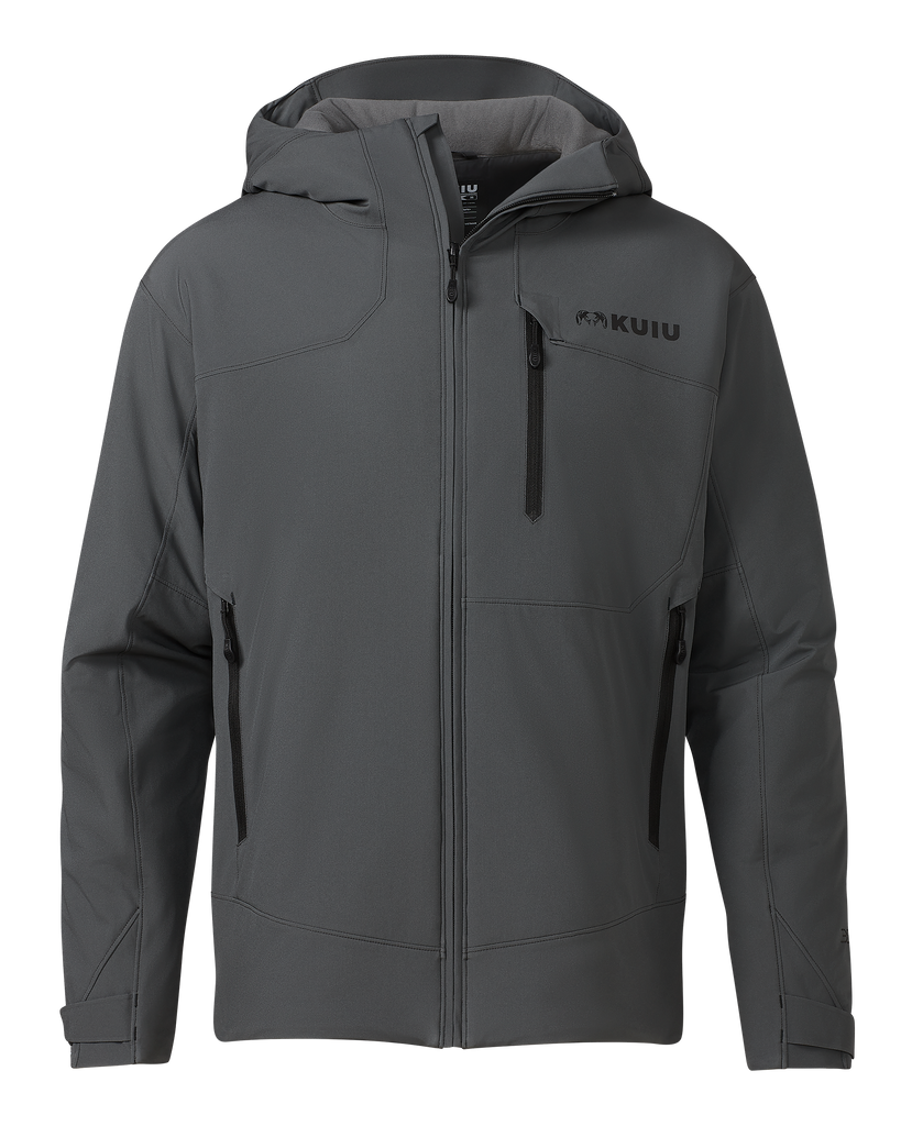 Waterproof Windproof Mountain PRO Hooded Jacket Gunmetal – KUIU