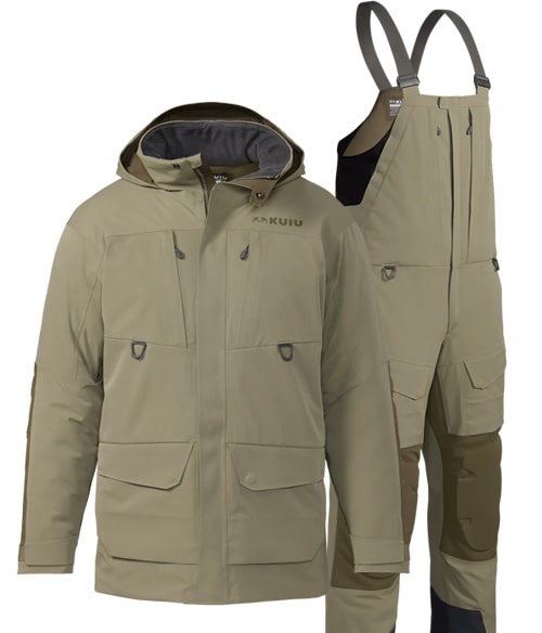 Paragon Storm Shell Jacket and Bibs in Arctic Shadow