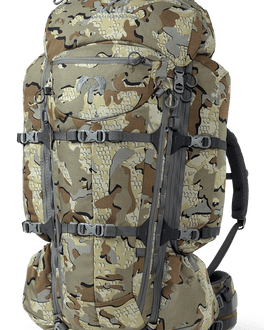 Front of PRO 6000 Full Kit packpack in Valo Camouflage