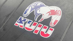 Aerial View of KUIU USA Flag Sticker