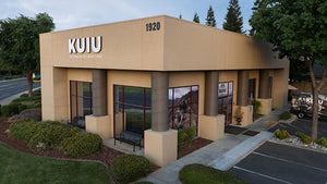 Outside of the KUIU Store building in Dixon, California