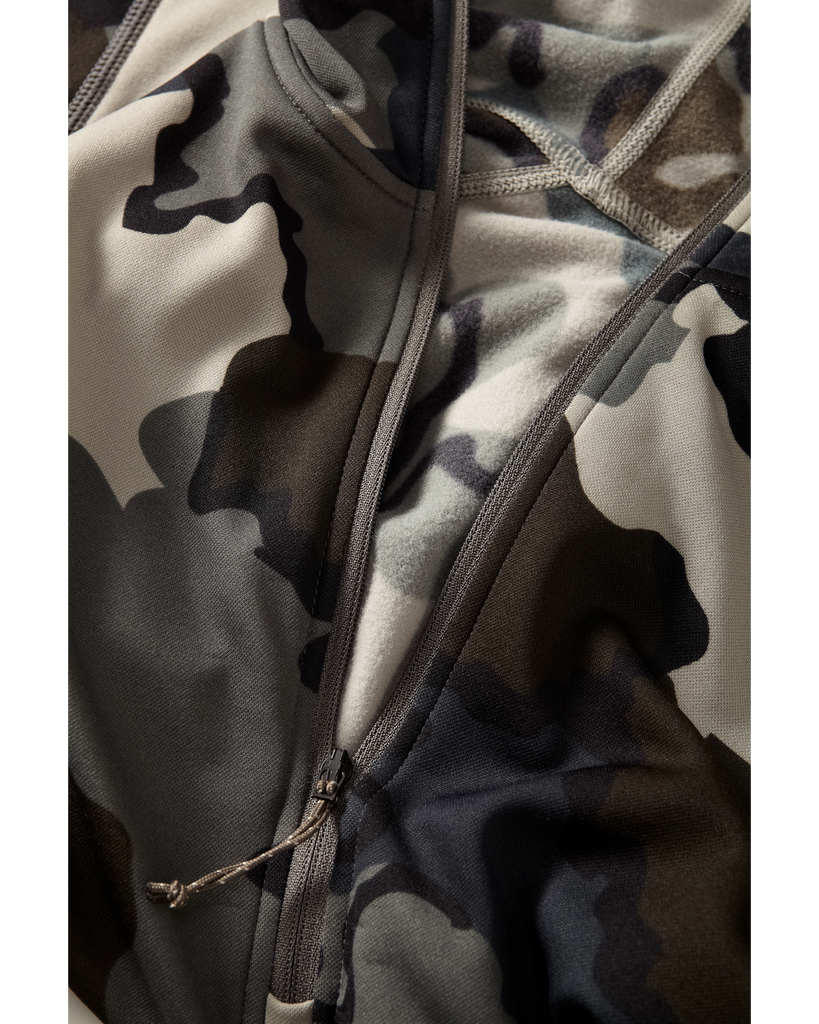 Peloton 97 Men's Camo Zip Hoodie - Vias Camo | KUIU Peloton 97 Men's Camo Zip Hoodie - Vias Camo | KUIU