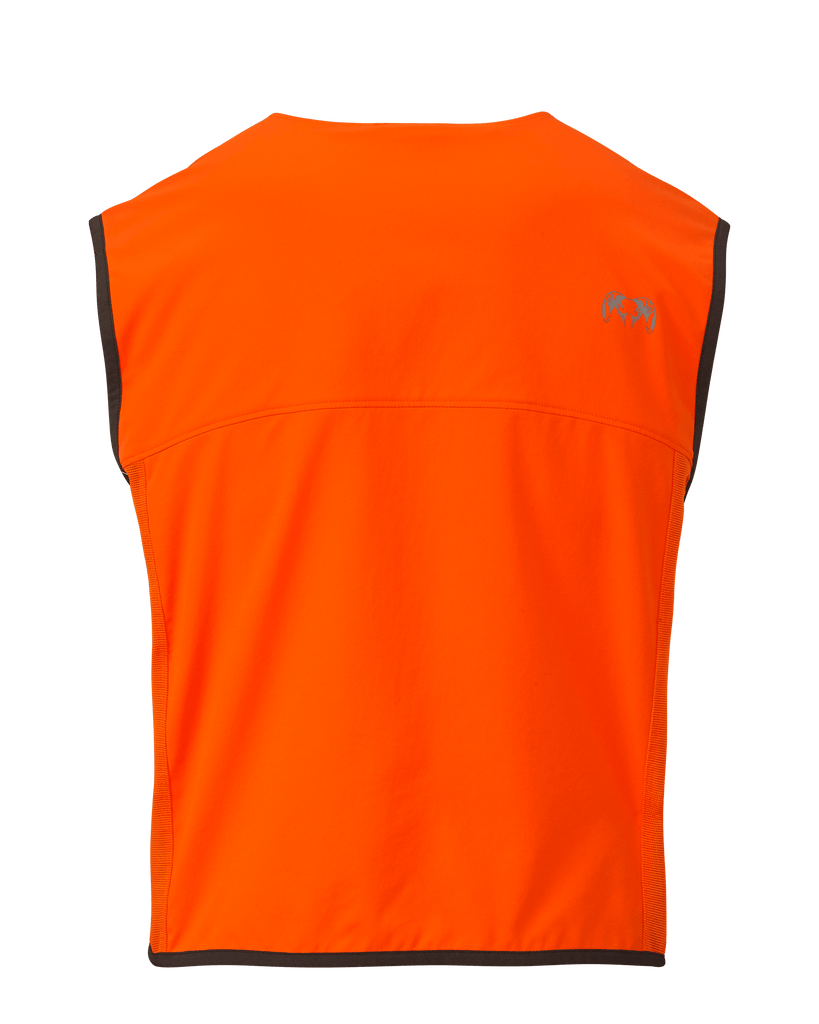 Blaze Orange Hunting Vest Adjusts to Wear w Layers KUIU