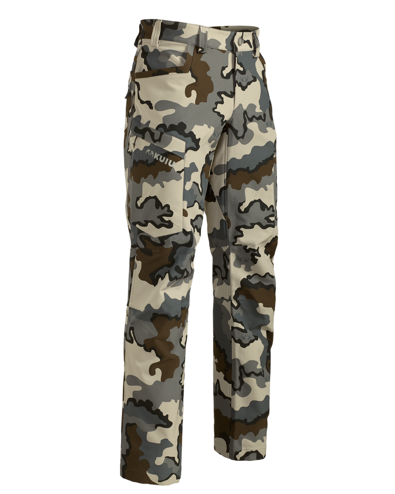 Front of Attack Pant in Vias Camouflage