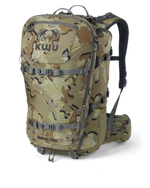 Front of Venture Divide 3000 Pack in Valo Camouflage