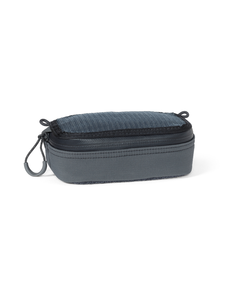 Front of Bino Harness Accessory Pocket in Steel Grey