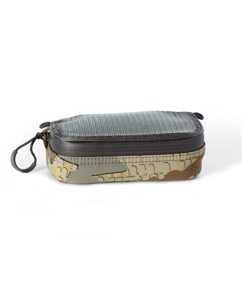 Front of Bino Harness Accessory Pocket in Valo Camouflage