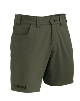 Front of Tiburon Short 7 Inch in Ash Brown