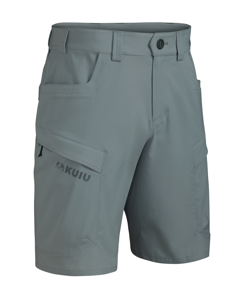 Front of Tiburon 10″ Short in Slate Grey