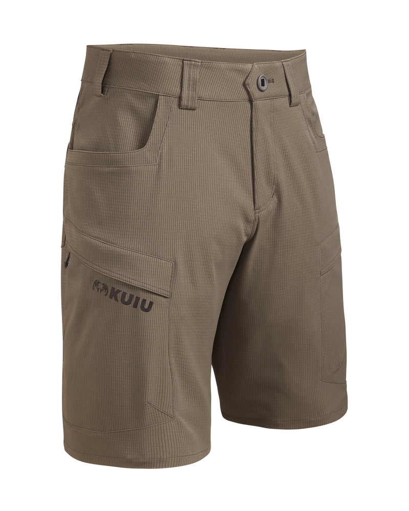 Front of Tiburon 10″ Short in Whetstone Khaki