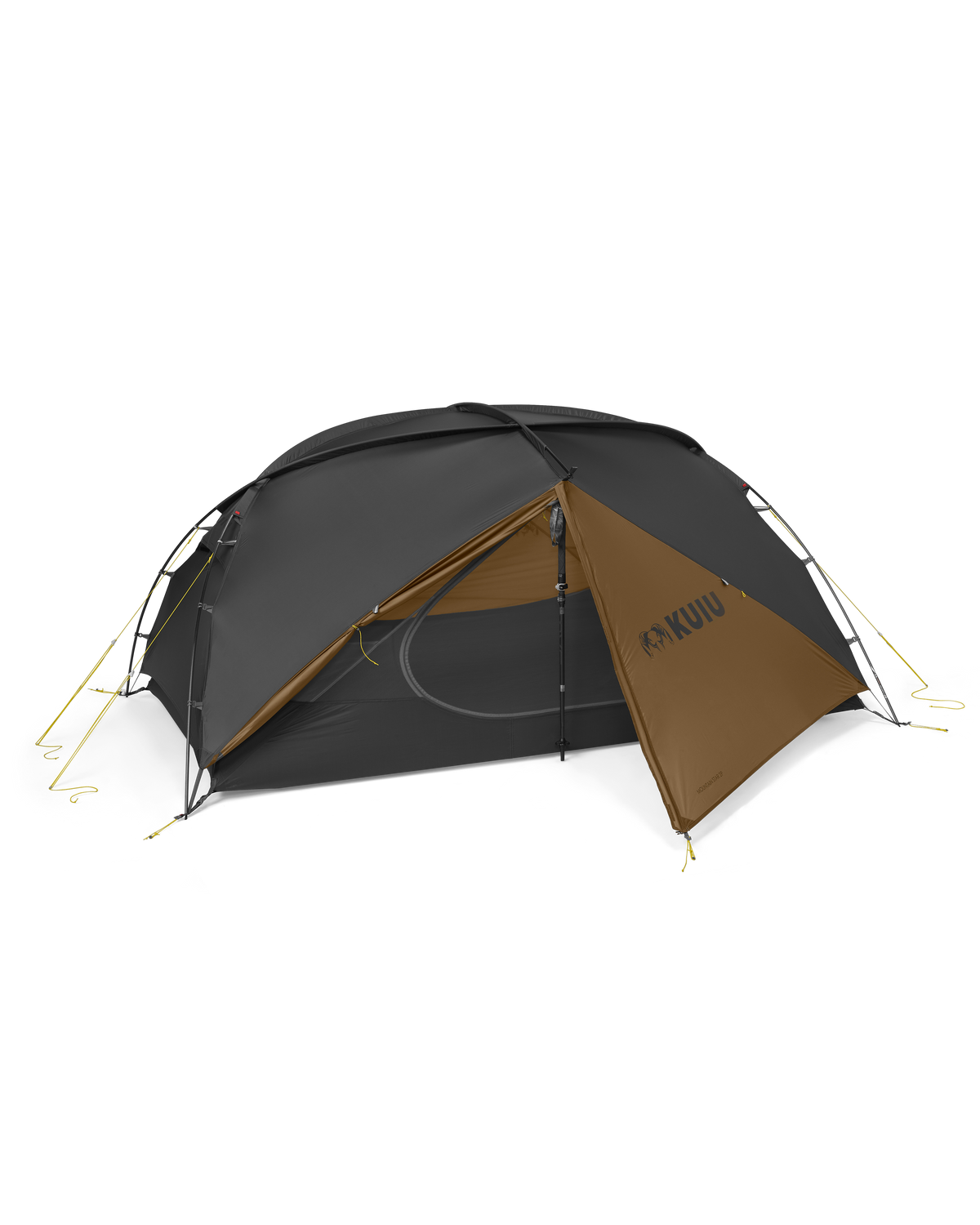 Mountain Star 2 Person Hunting Tent - Gunmetal-Camel