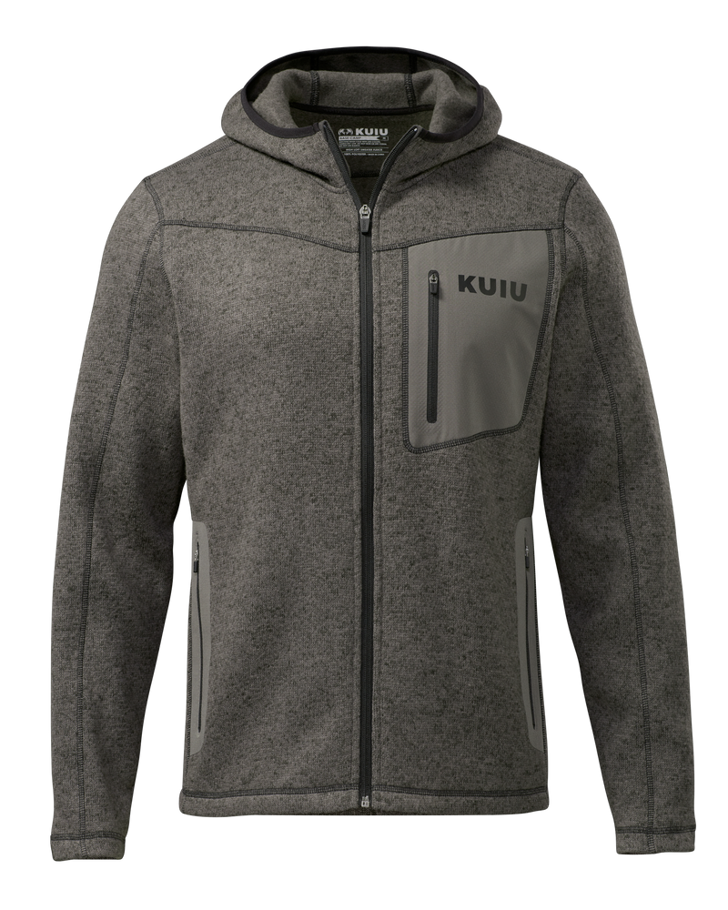 Outlet Base Camp Hooded Sweater | Charcoal