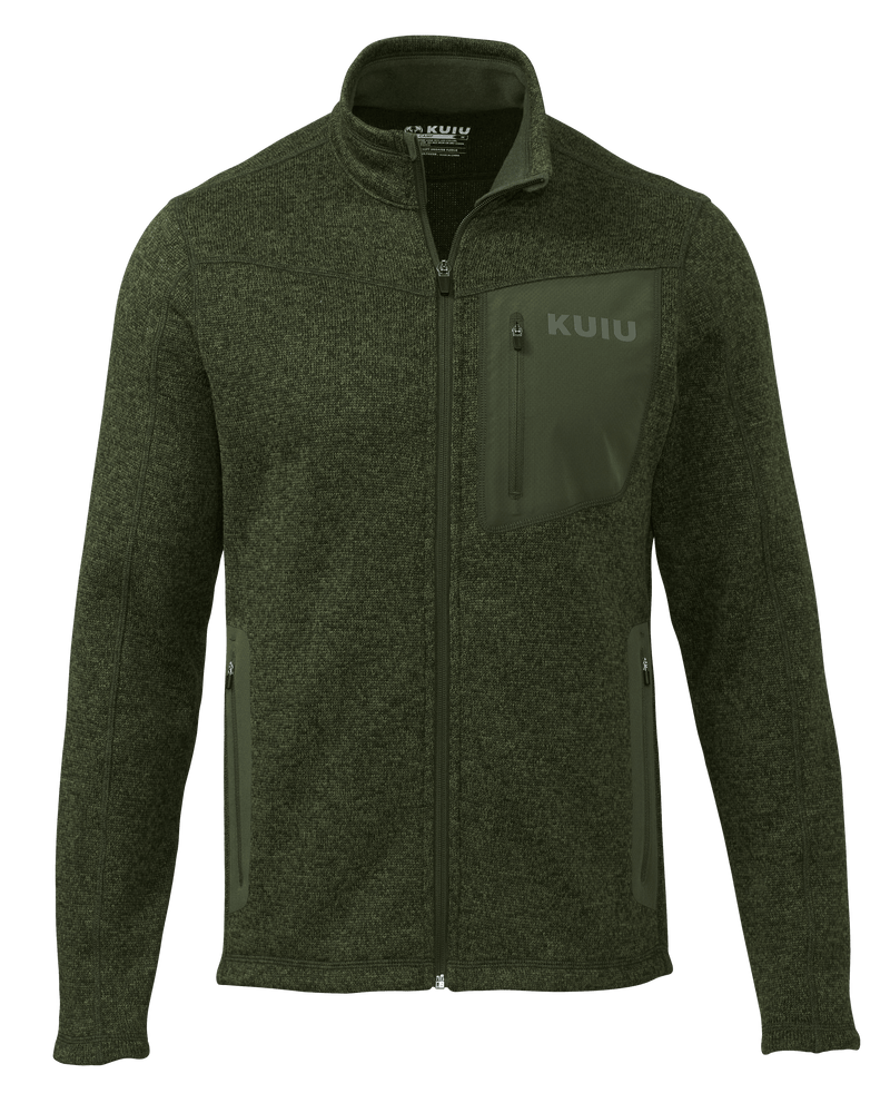 Base Camp Full Zip Sweater | Verde Green