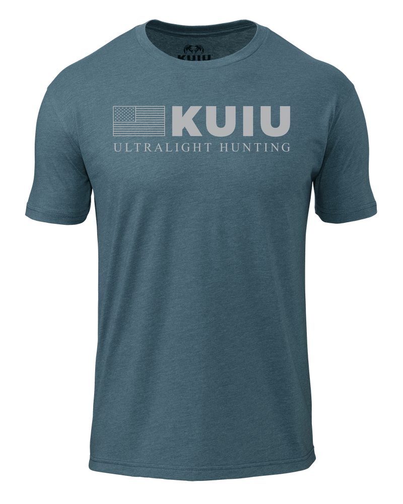 KUIU Mini Flag T-Shirt | Indigo