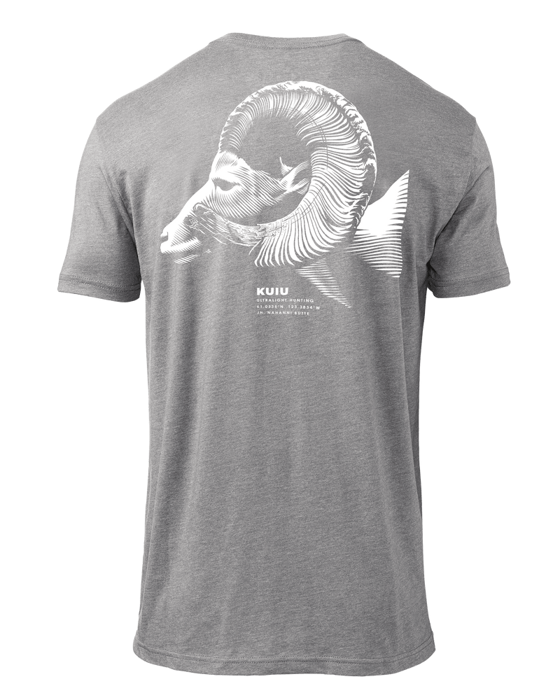 KUIU Nahanni Butte Ram T-Shirt | Heather Grey