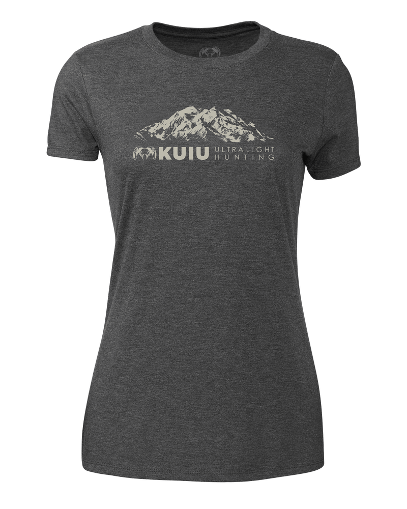 Women's Alaska Range T-Shirt | Charcoal