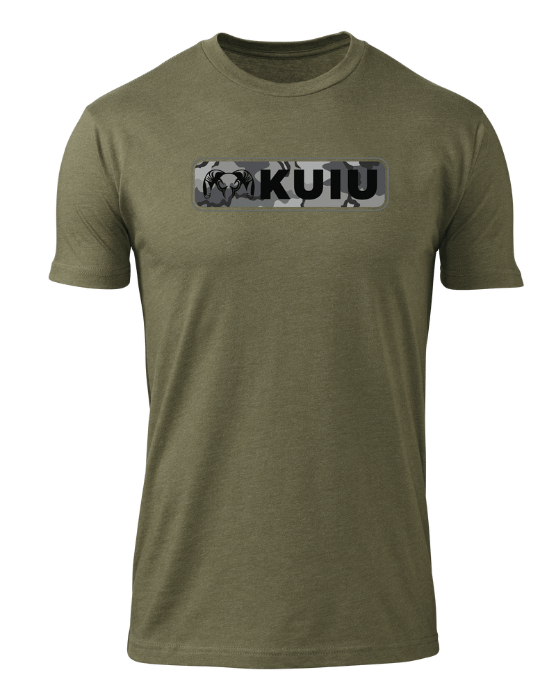 KUIU Vias Storm Badge T-Shirt | Military Green