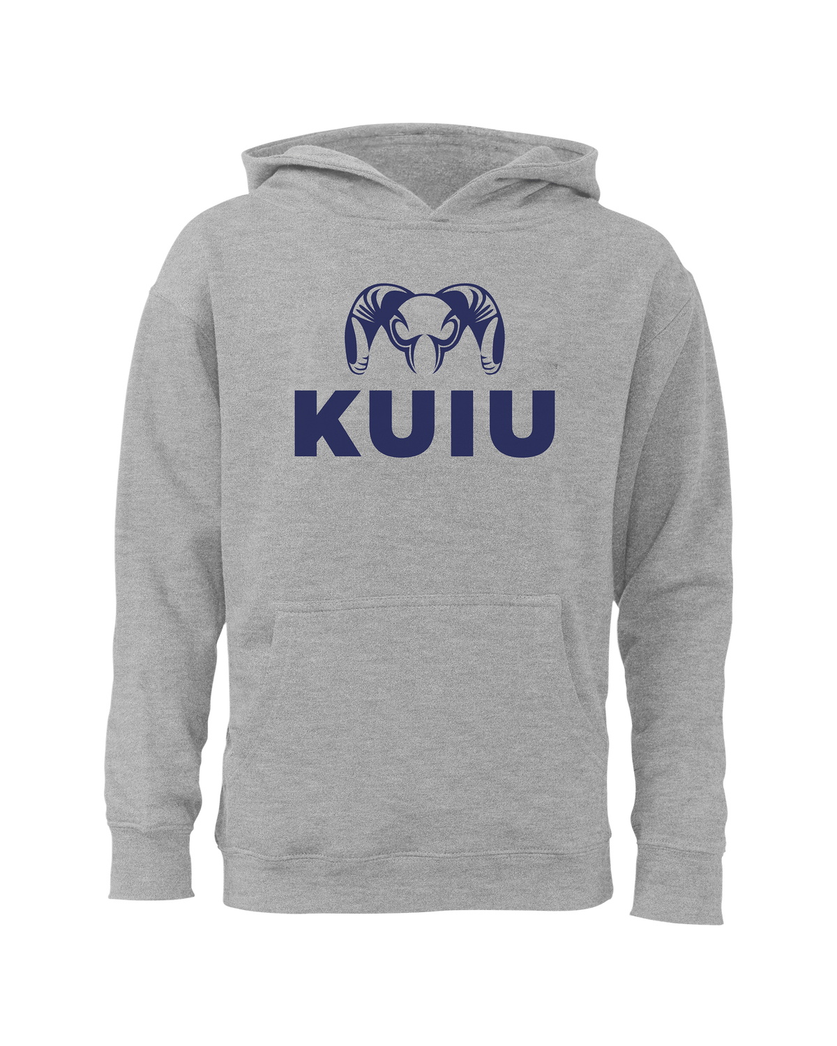Youth Stacked Logo Hoodie | Grey Heather – KUIU