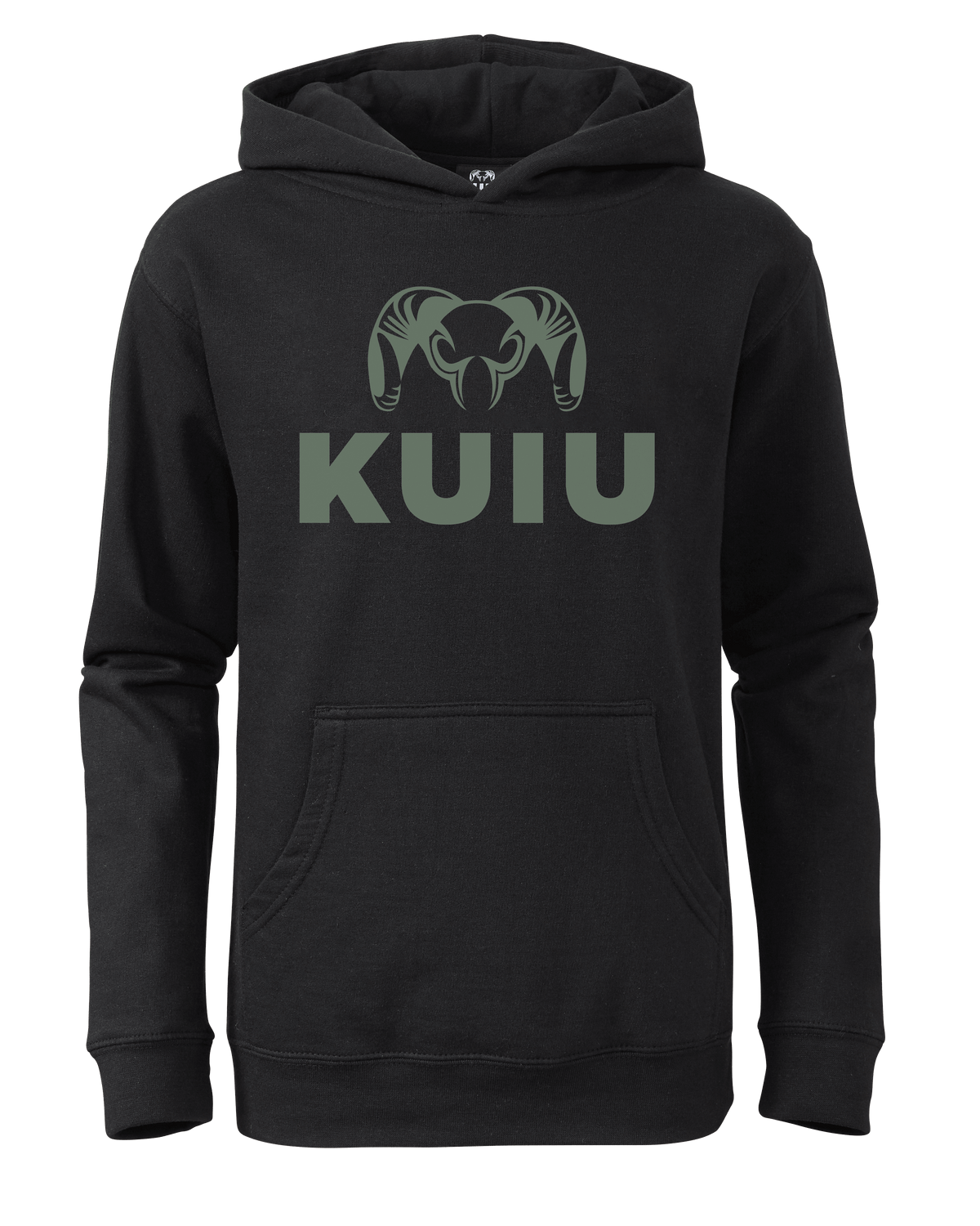 Youth Stacked Logo Hoodie Black KUIU