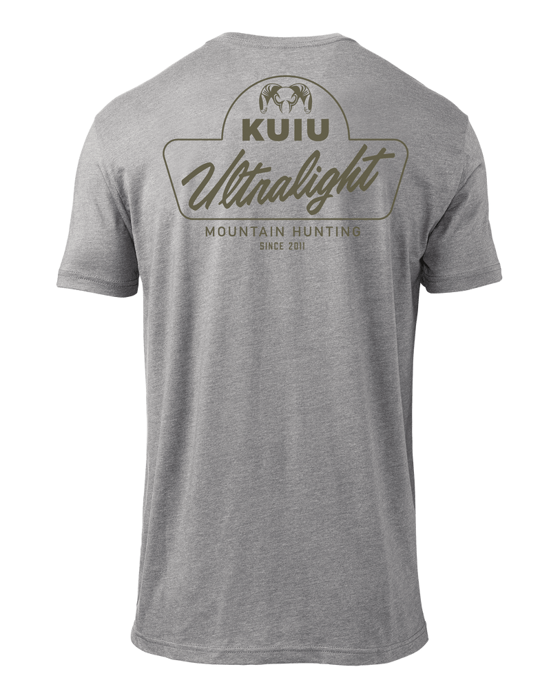 KUIU Ultralight Badge T-Shirt | Heather Grey