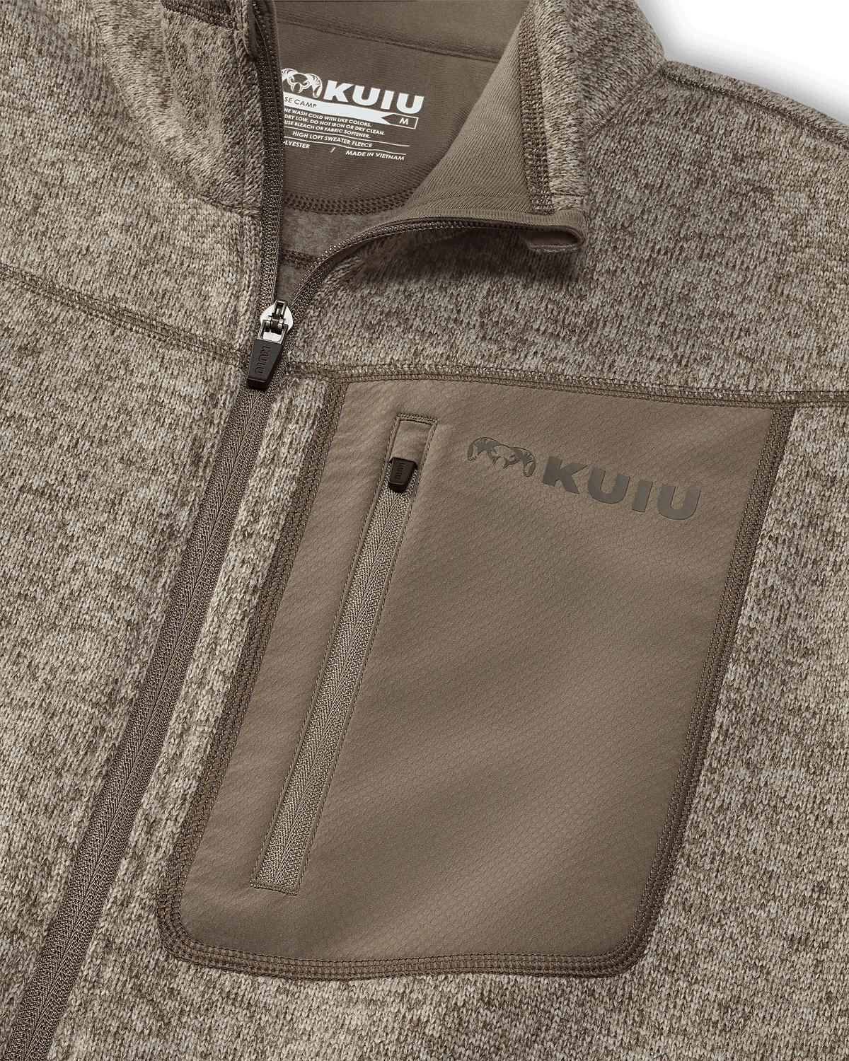 Base Camp Men's Outdoor Vest - Khaki Heather | KUIU