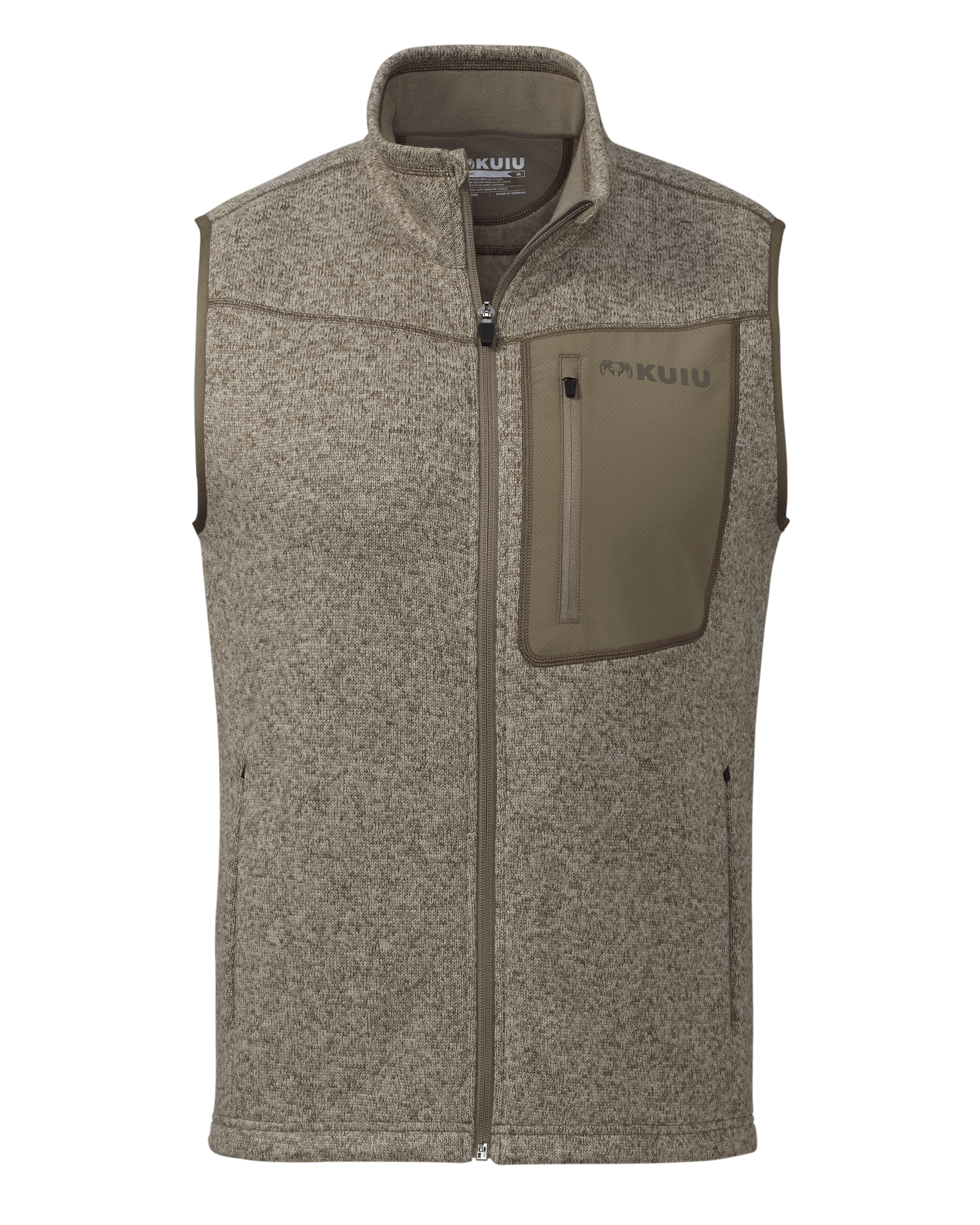 Base Camp Men's Outdoor Vest - Khaki Heather | KUIU