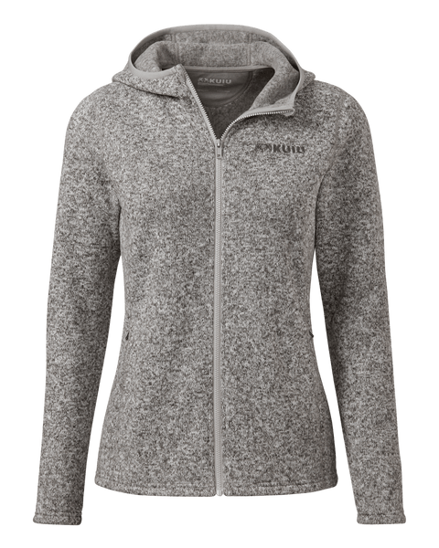 Women's Base Camp Hooded Sweater | Stone White Heather – KUIU