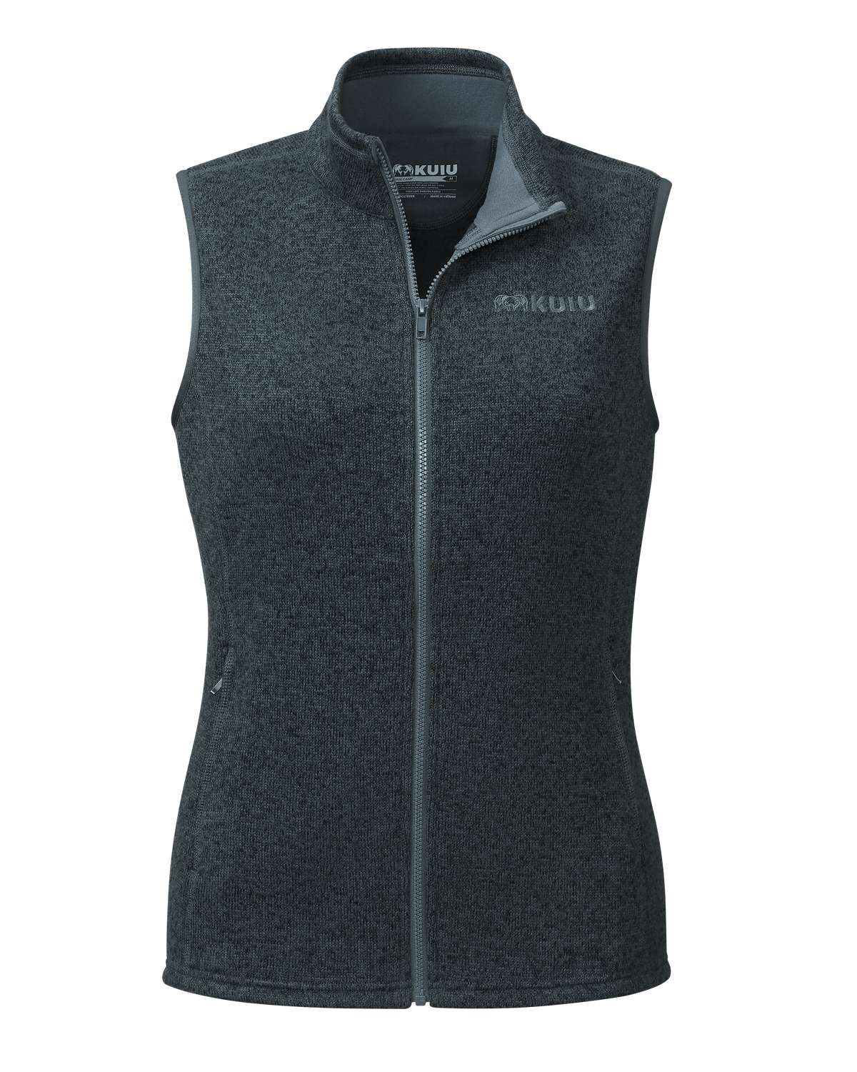 KUIU Women s Base Camp Sweater Vest in Navy Heather Size Large