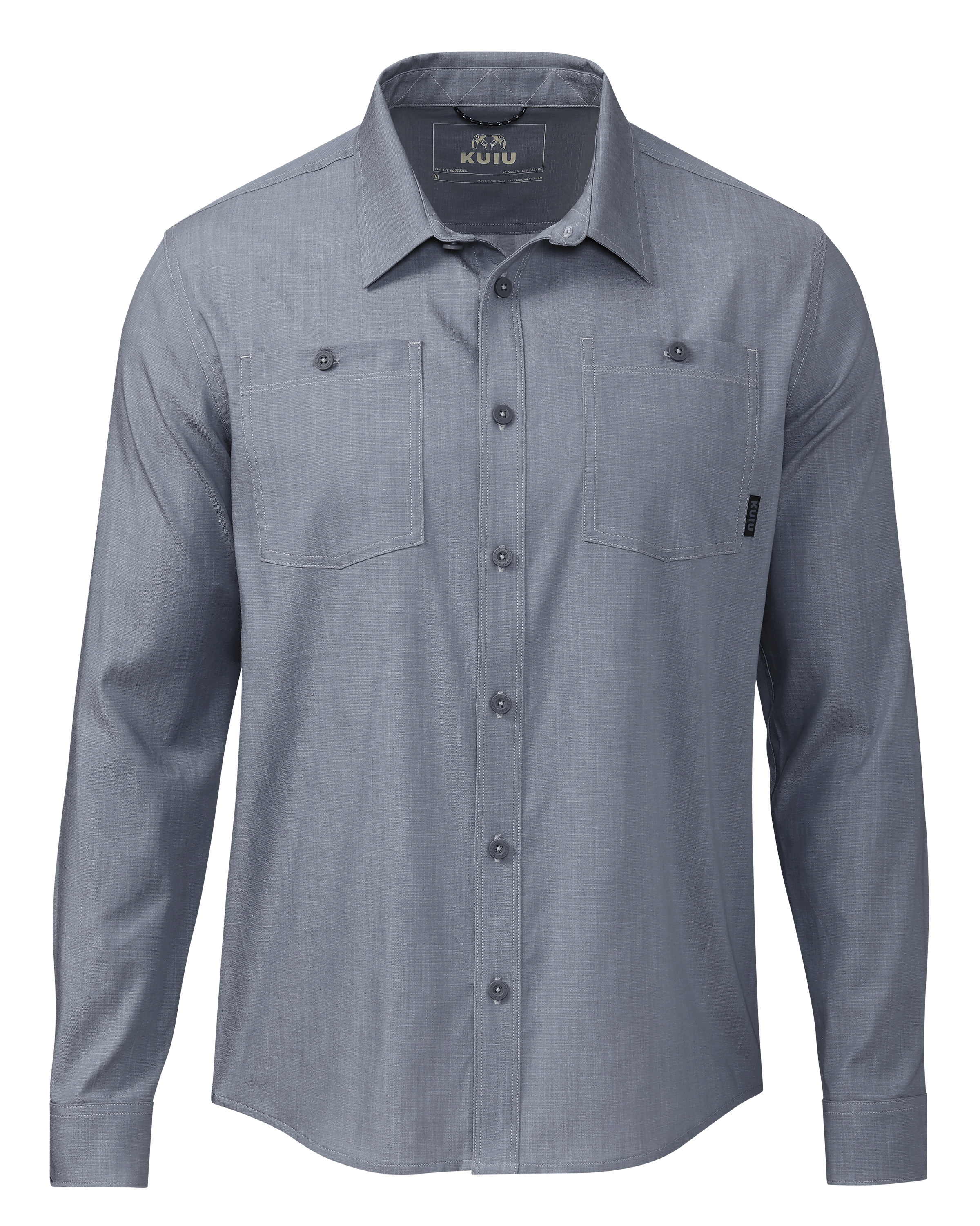 Terrace Long Sleeve Chambray Work Shirt Storm KUIU