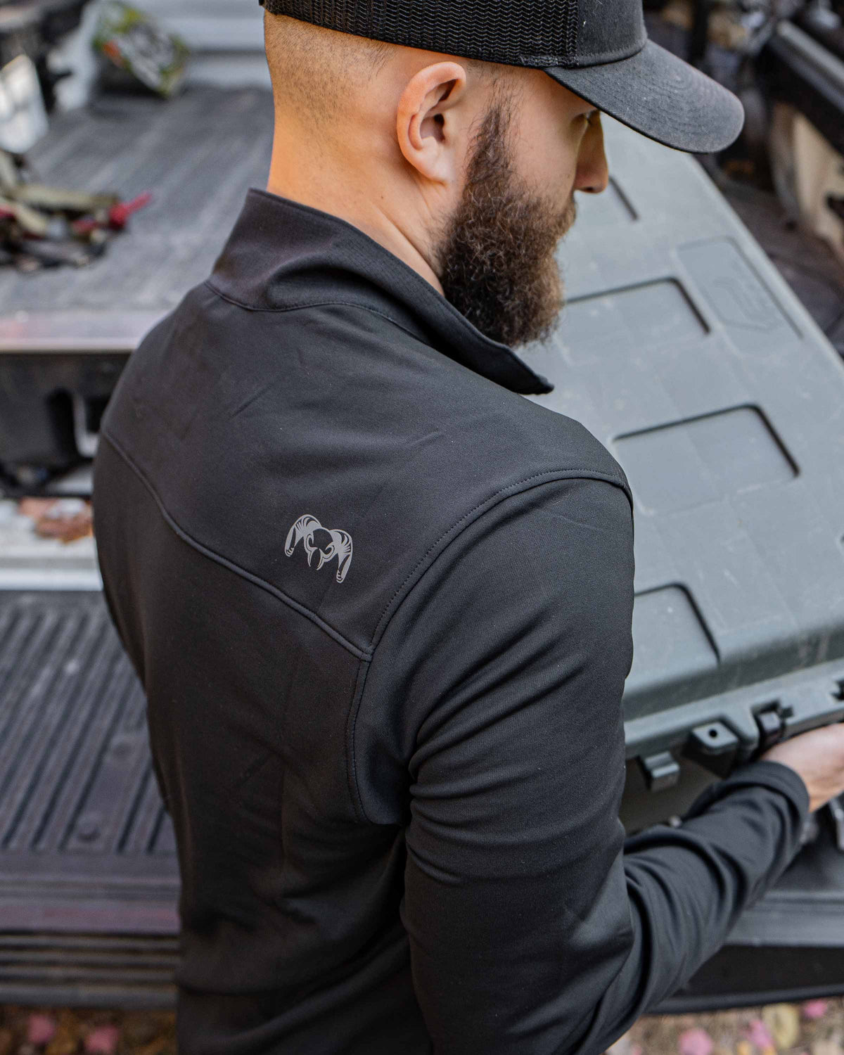 Bicomp Zip-T Water Resistant Pullover - Gunmetal | KUIU