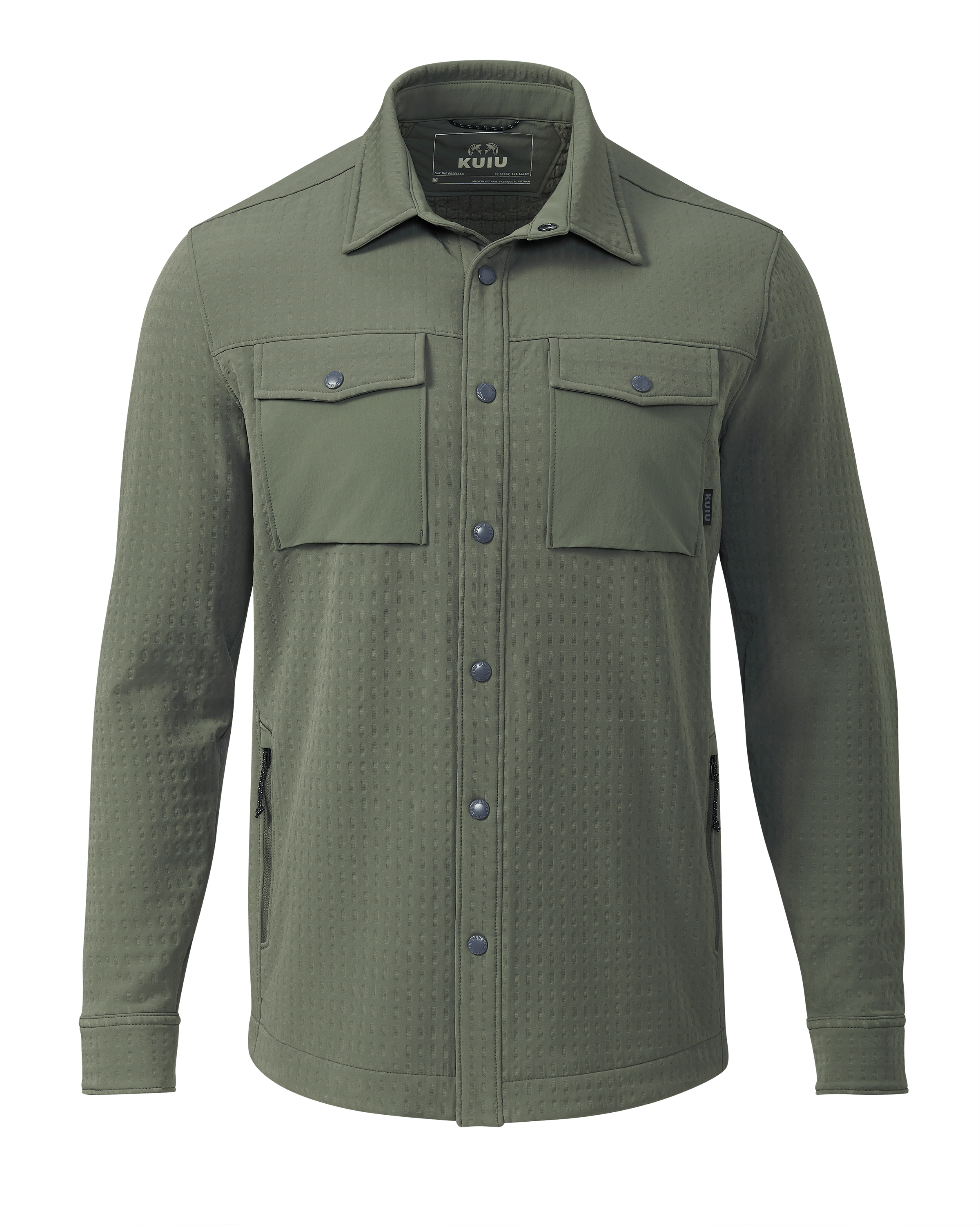 【即納&大特価】 Men's Blockfield Fleece KUIU | Sage Dark - Jacket Shirt ウェア