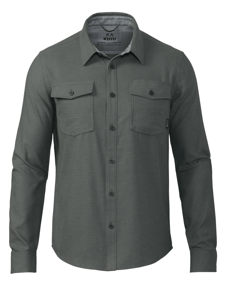 Field Flannel Shirt | Gunmetal