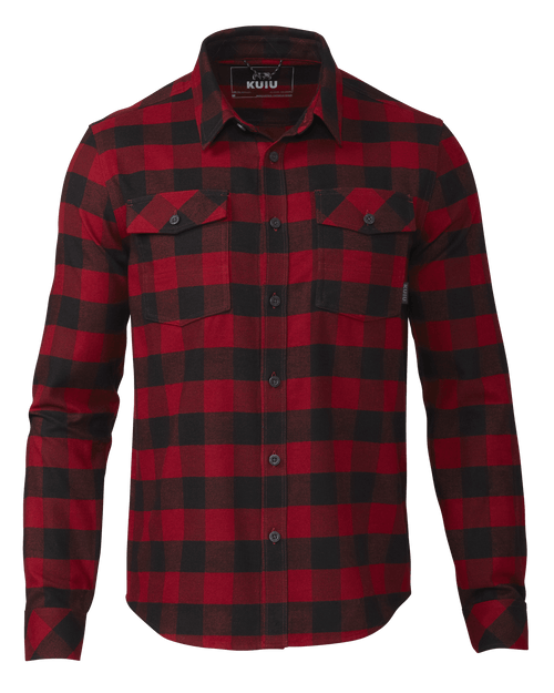 Field Flannel Shirt | Red/Black Buffalo Check – KUIU